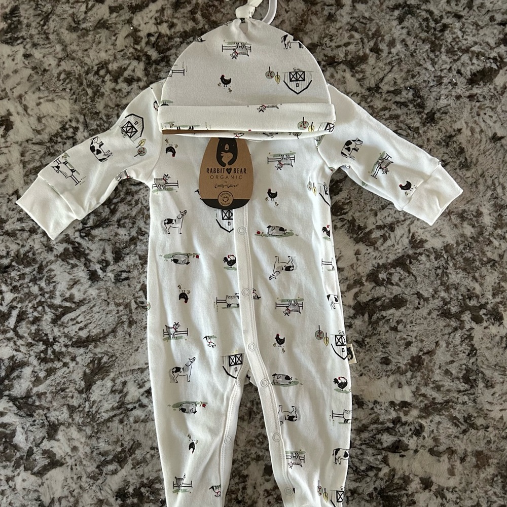 Farm footy pajama 🐄